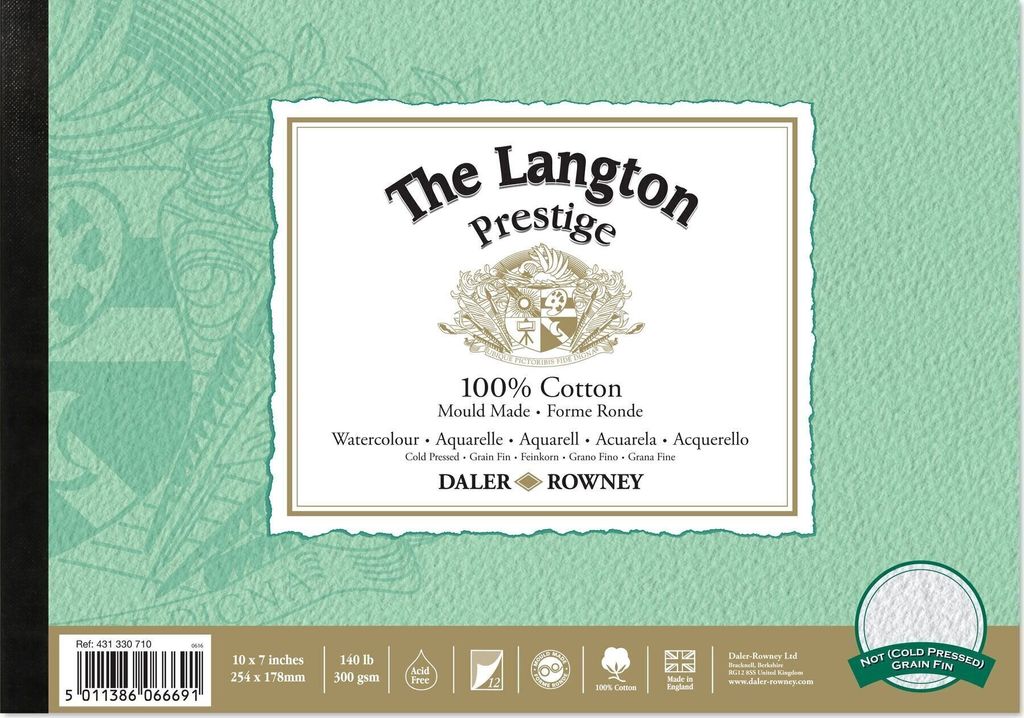 Daler Rowney The Langton Prestige Watercolour Skicář 12 Obrázek produktu 