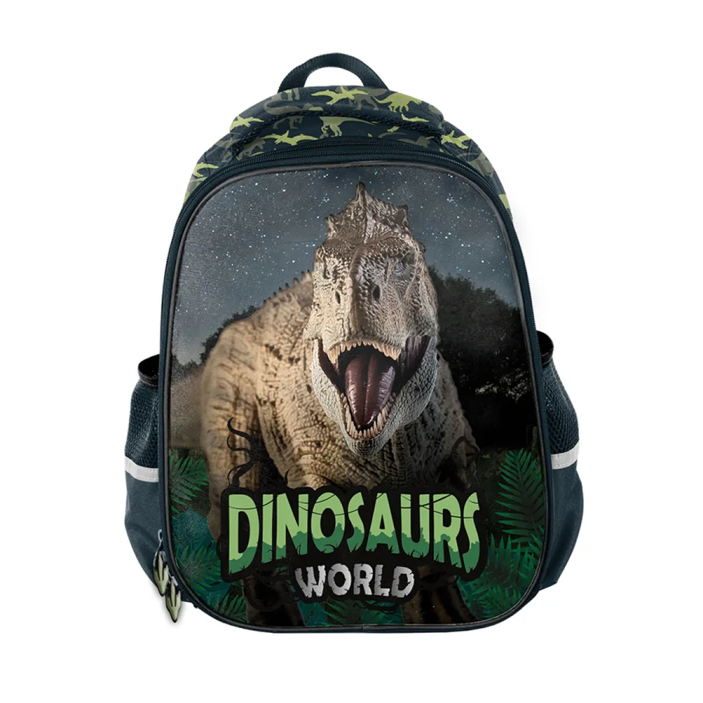 Sac à dos enfant Paso Premium motif Dinosaure avec dos rembourré 38cm