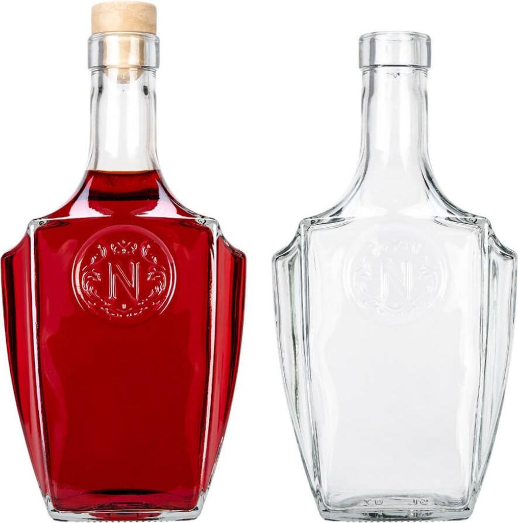 SUPERBUTELKI - Butelka szklana ozdobna 500ml Bonaparte 0,5 Zdjęcie produktu 