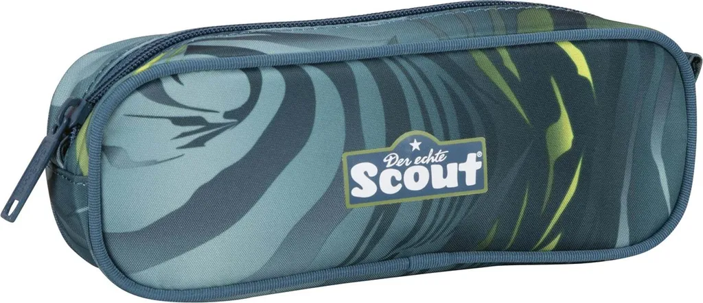 Cartable Scout Basic Micro Action gris-vert avec kit scolaire 4 pièces - 3