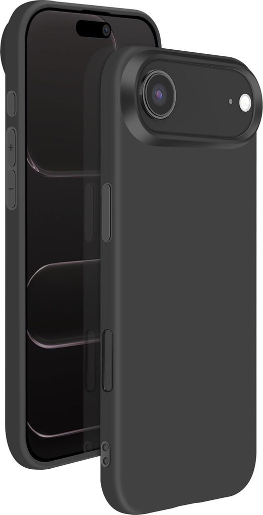 Mayaxess, Hülle iPhone Air Silikon weich, stoßfest, Schwarz