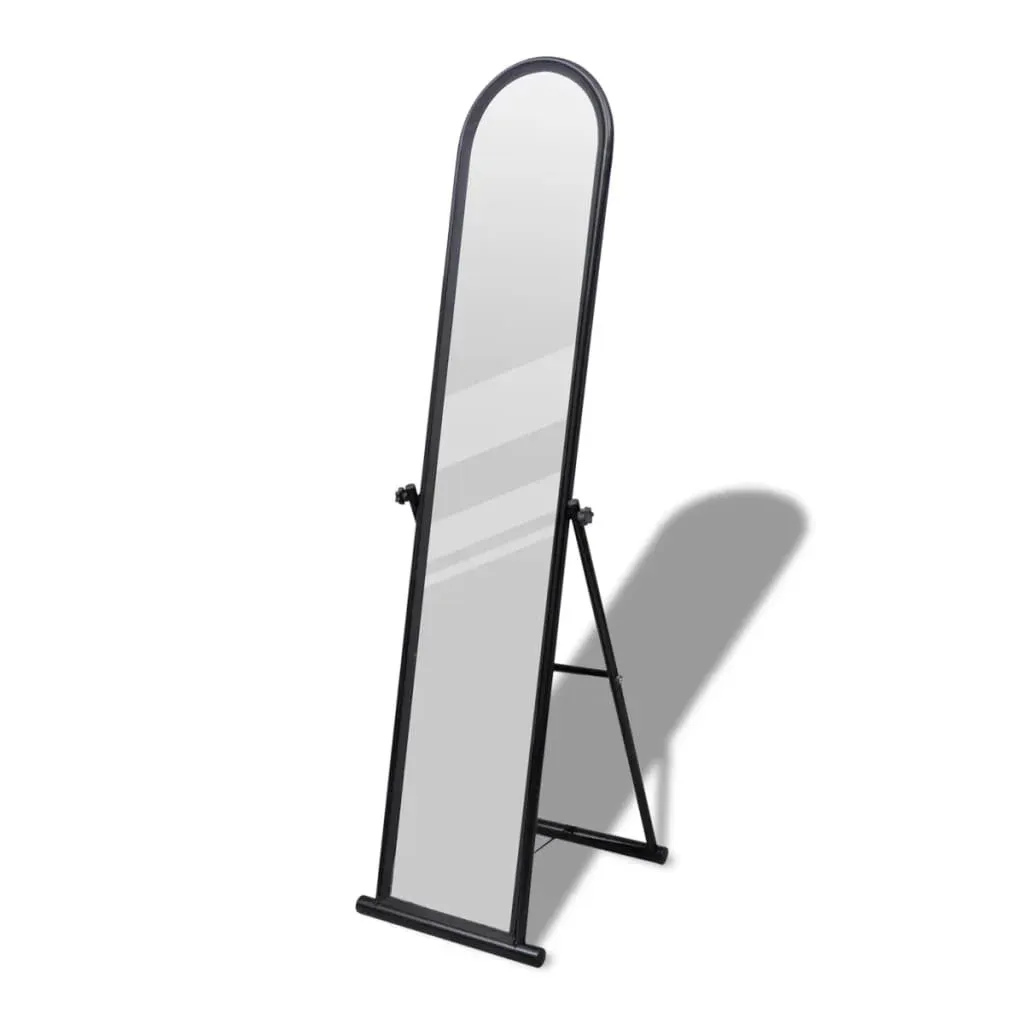 Miroir Haute Qualité Résistant aux Rayures AIORBER Cadre Acier Noir