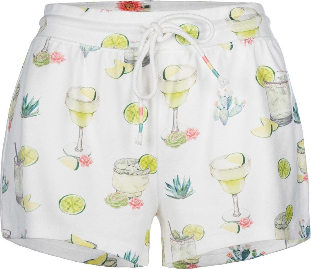 PJ Salvage Damen Pyjamashorts Limes & Sunshine - off-white - Größe L