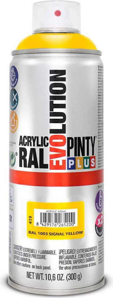 Pintyplus Evolution Aerosolfarbe 520cc Ral 1003 Sicherheitsgelb