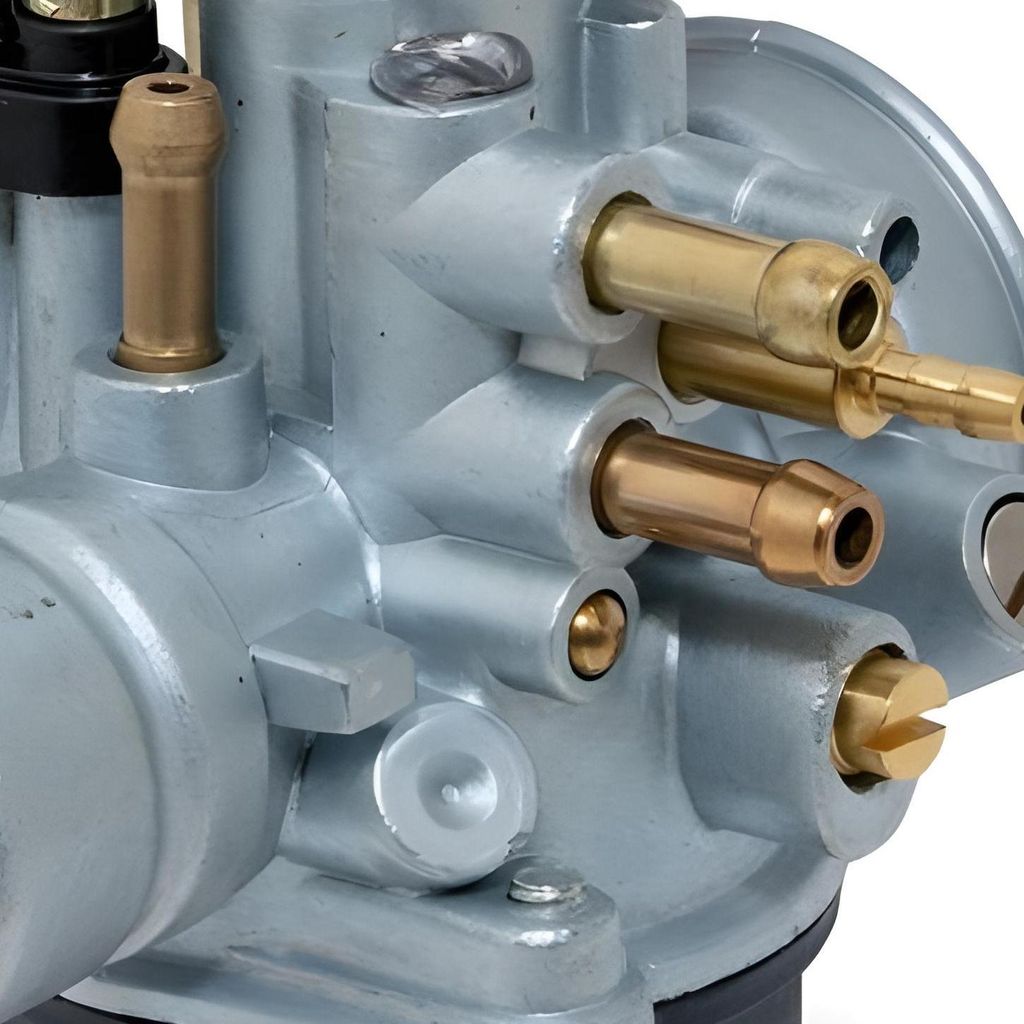 Maxtuned Vergaser Racing, 17,5mm manueller Choke kompatibel mit Minarelli liegend