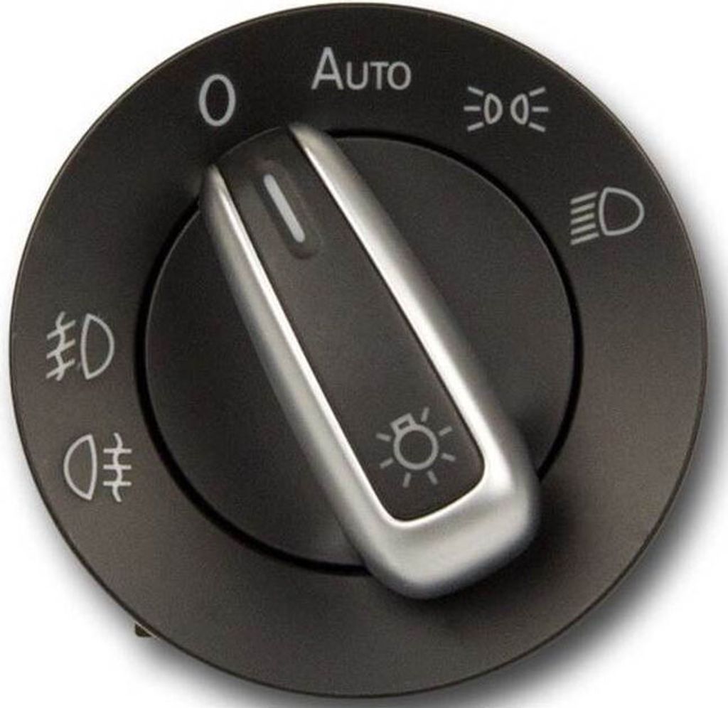 Lichtschalter Schalter Nebelscheinwerfer NSW Chrom AUTO passend für Touran 10-15