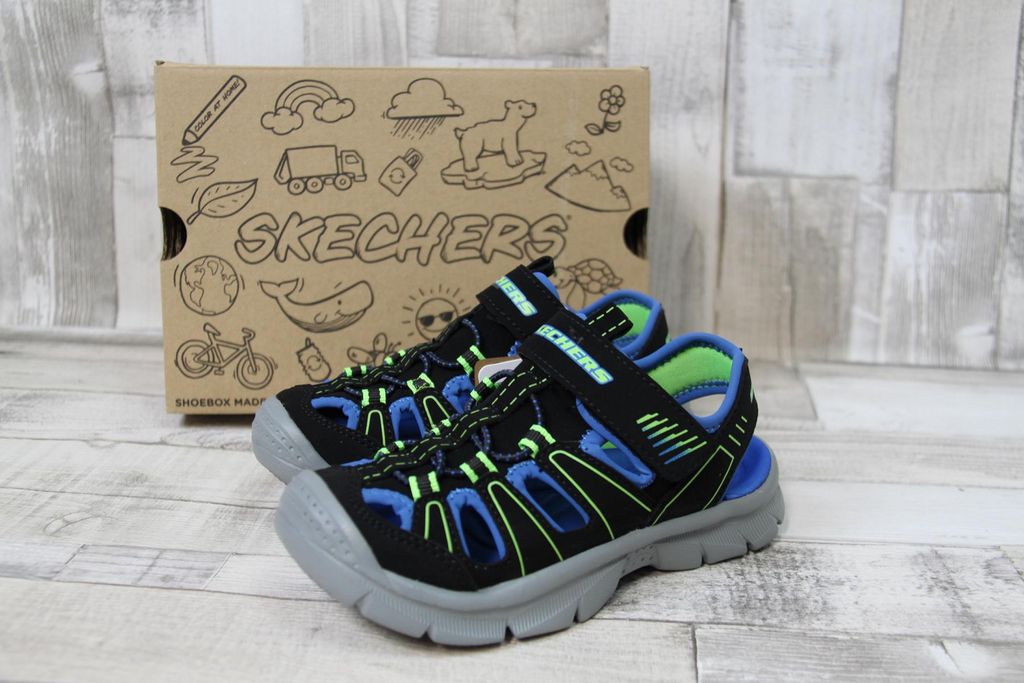 Skechers Jungen Kinderschuhe schwarz