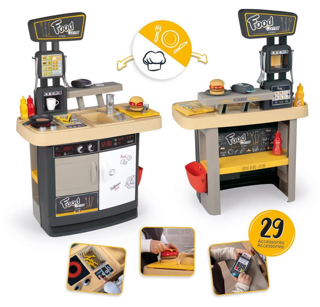 Smoby Food Corner Restaurant mit Spielküche Produktbild 