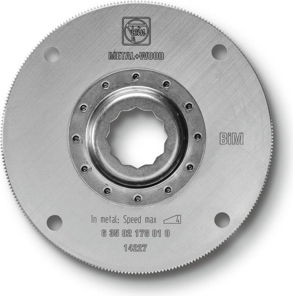 FEIN HSS-Sägeblatt gekröpft / Sägeblatt 100mm, 5 Stück, 63502178050