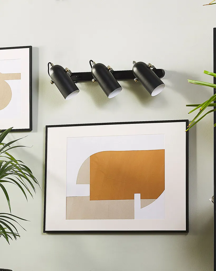 Spot de Plafond Réglable Noir : Solution Éclairage Zone Ombre 3 Lampes