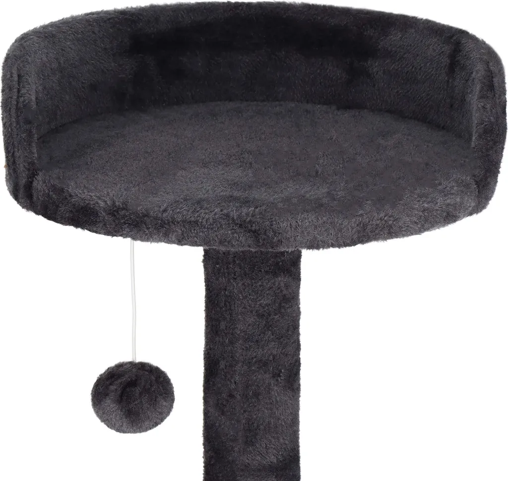 Arbre à chat compact Springos pour appartement avec maisonnette et sisal