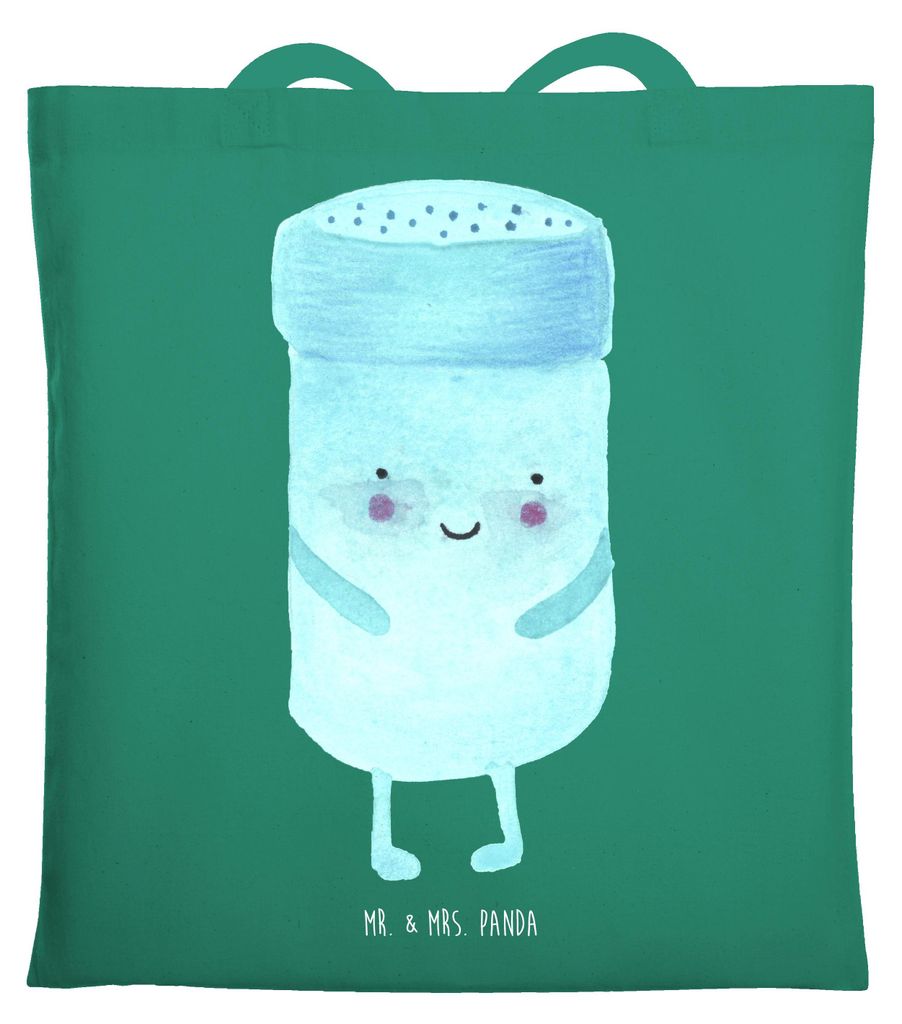 Mr. & Mrs. Panda Stoffbeutel Beste Freunde Salz - Mint - Geschenk, Fehlende Keywords, Tote Bag, Lustige Sprüche, Jutebeutel, Beutel, Shopping Tasc...
