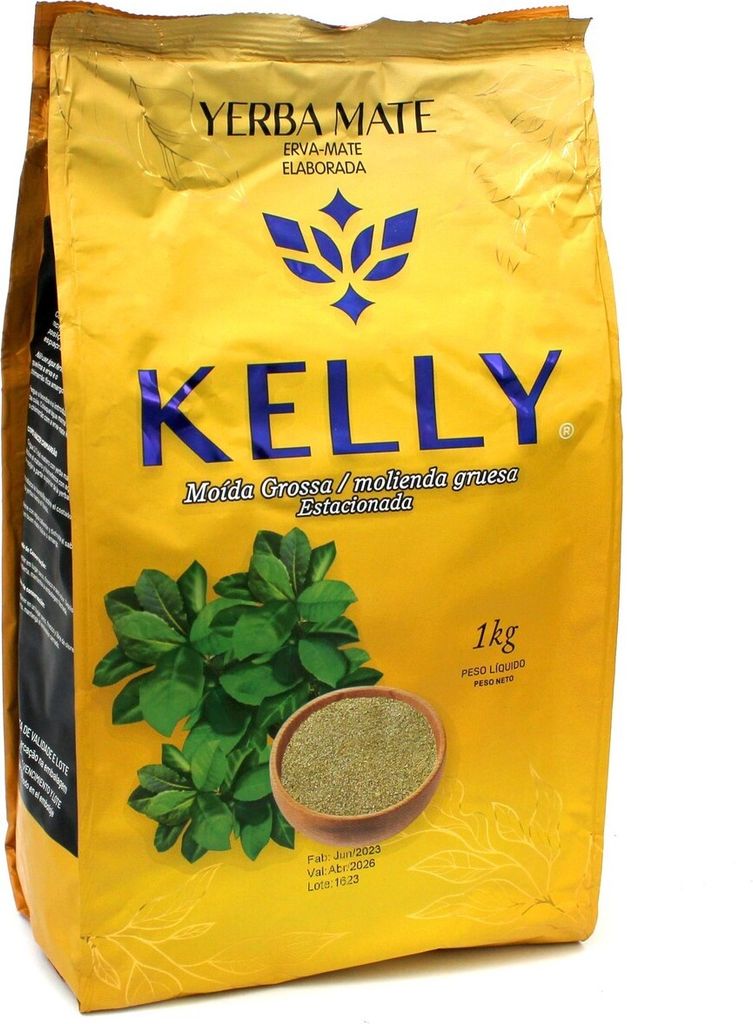 Yerba Mate Tee Yacuy Kelly Mioda Grossa 1 kg - Brasilianische fein geschnittene Yerba Mate Chimarrao