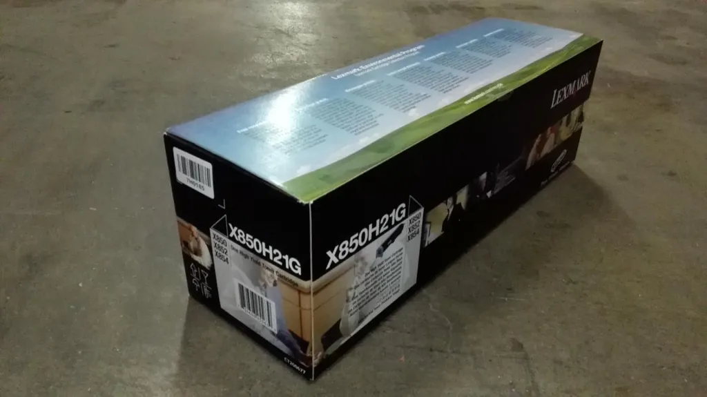 Lexmark X850H21G Toner Noir Haute Capacité pour Imprimante Série X850 - 6