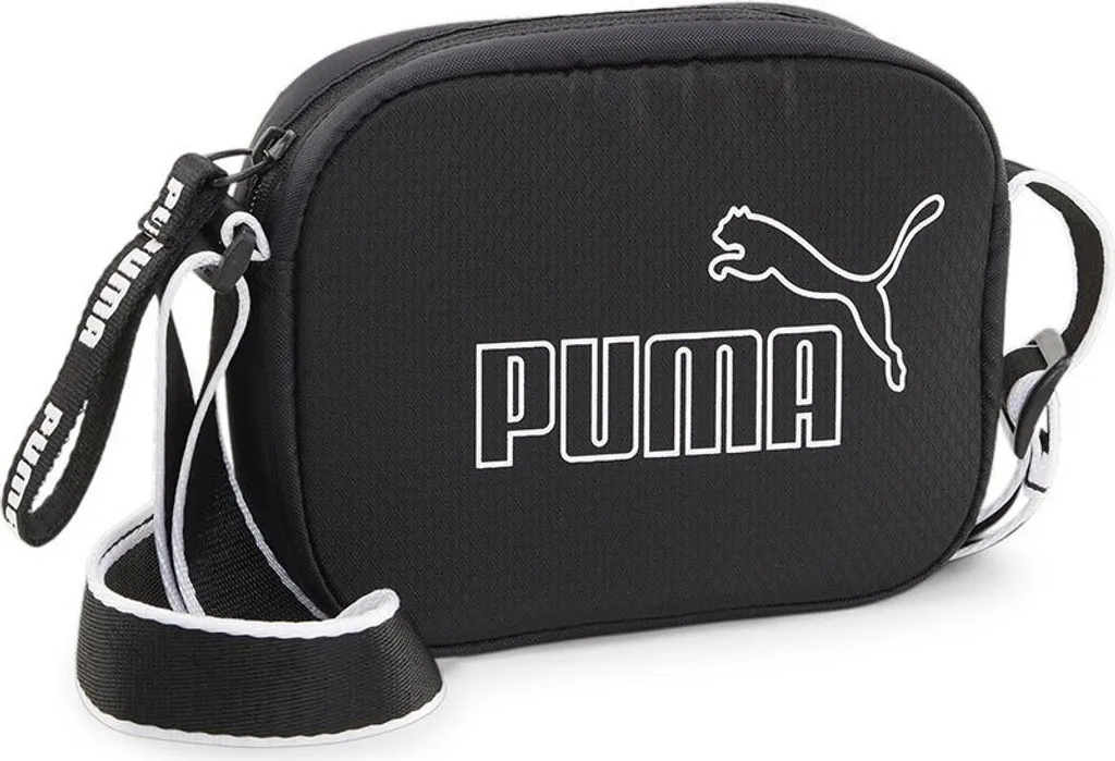 Sac Bandoulière Noir Puma Homme 90643 en Textile Résistant Ajustable