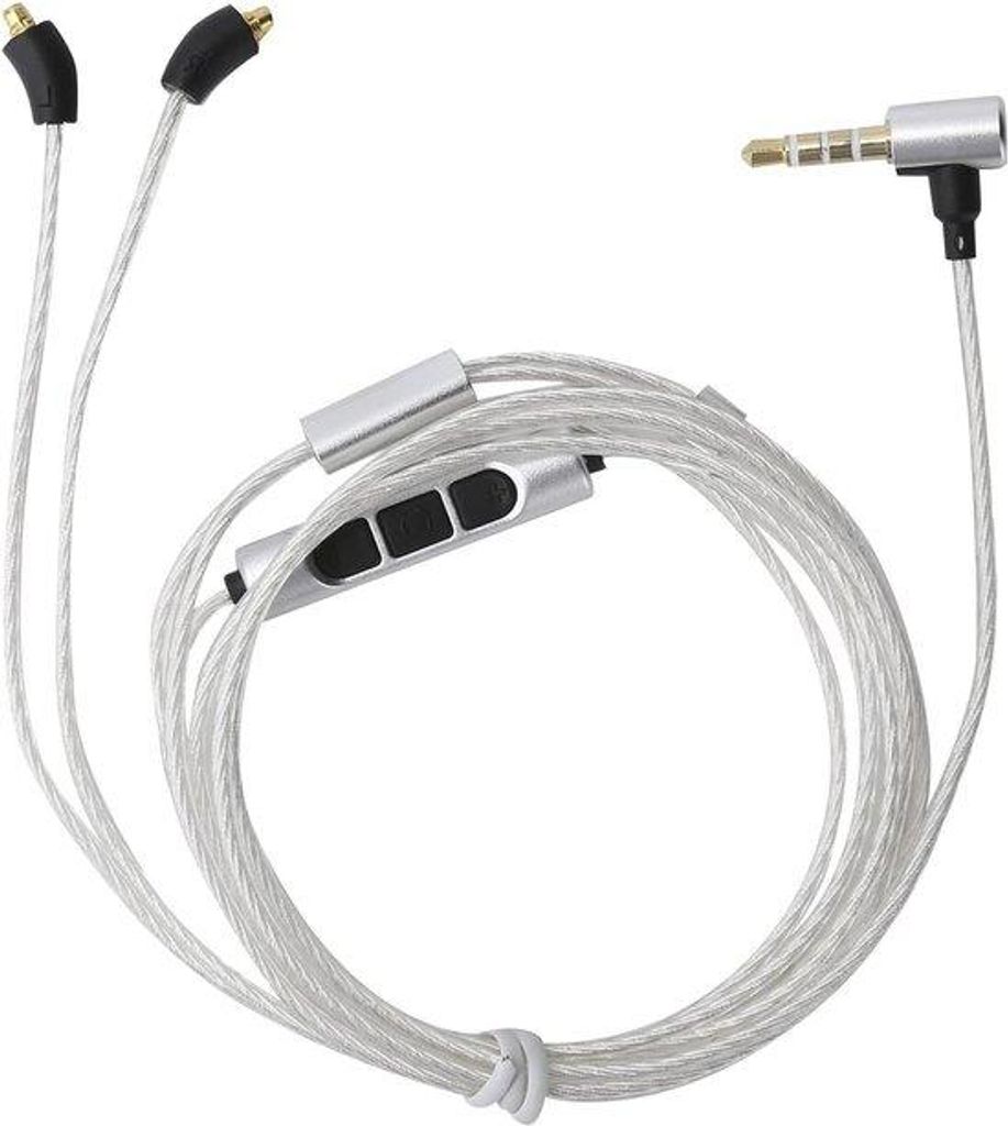 35 mm Audiokabel mit Linienschaltung und Volumenregelung - Ruisonderdrukking - Plug and Play - Kabel mit Aluminiumhülle und schwarzer Farbe.