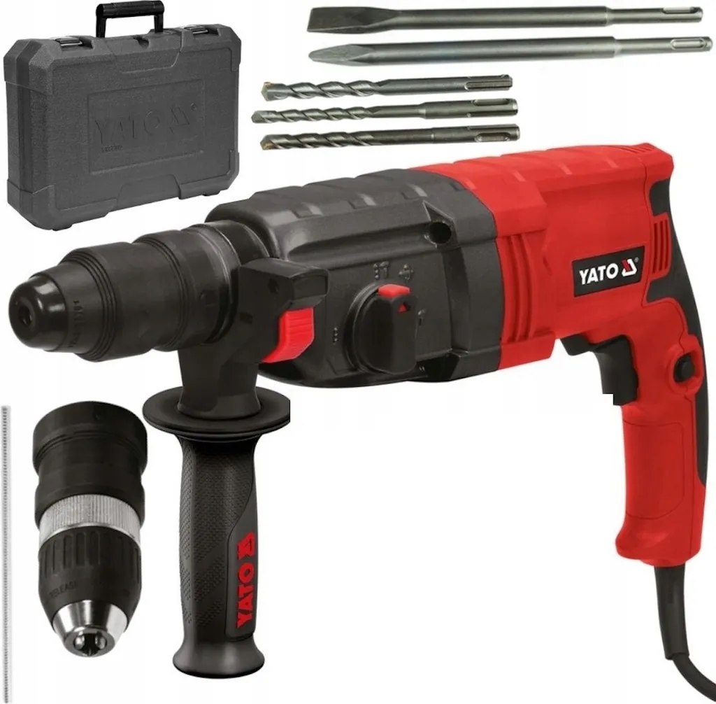 Marteau perforateur 850W : finissez vos perçages difficiles 3,3J
