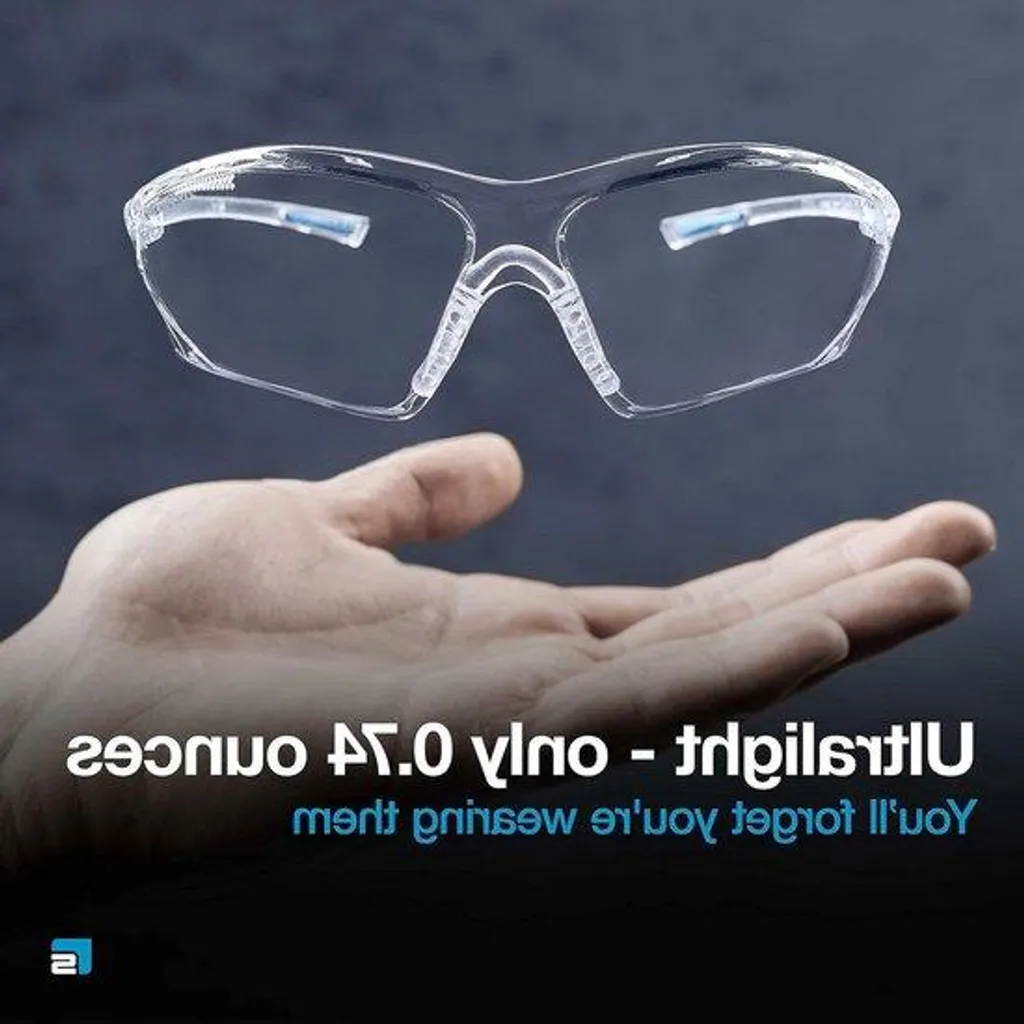 Lunettes de protection 21g anti-buée protections latérales et UV 400
