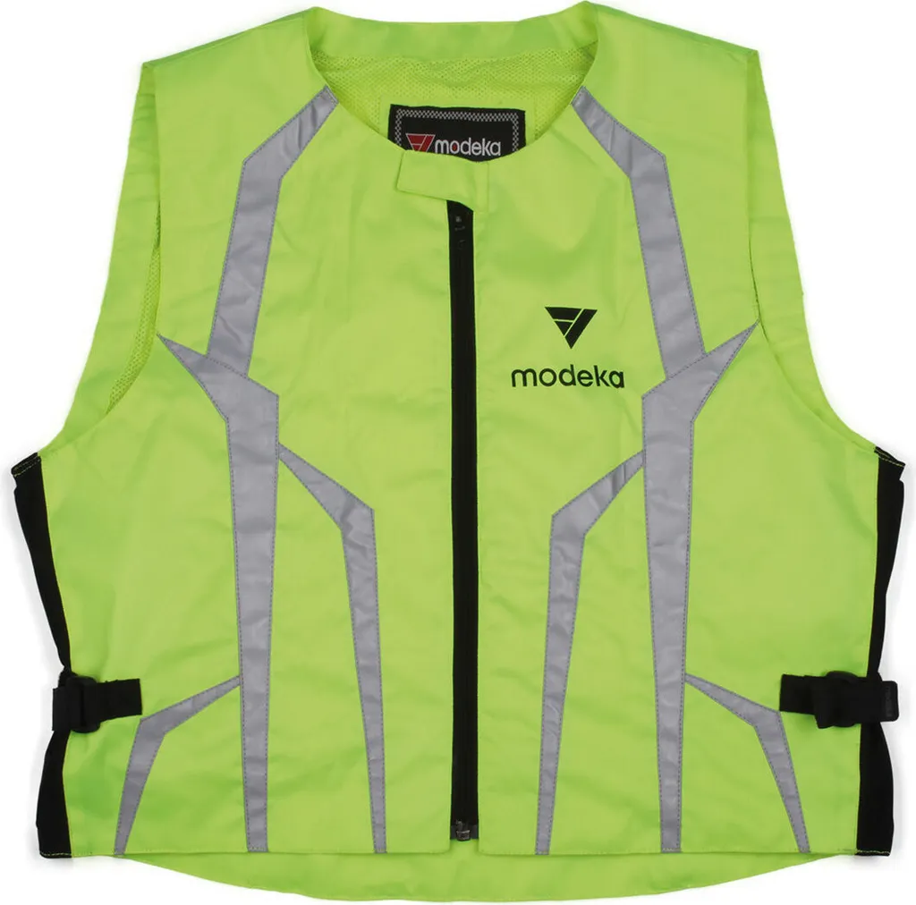 Gilet Modeka Alta Visibilità Giallo Neon 3XL - Proteggi Te Stesso