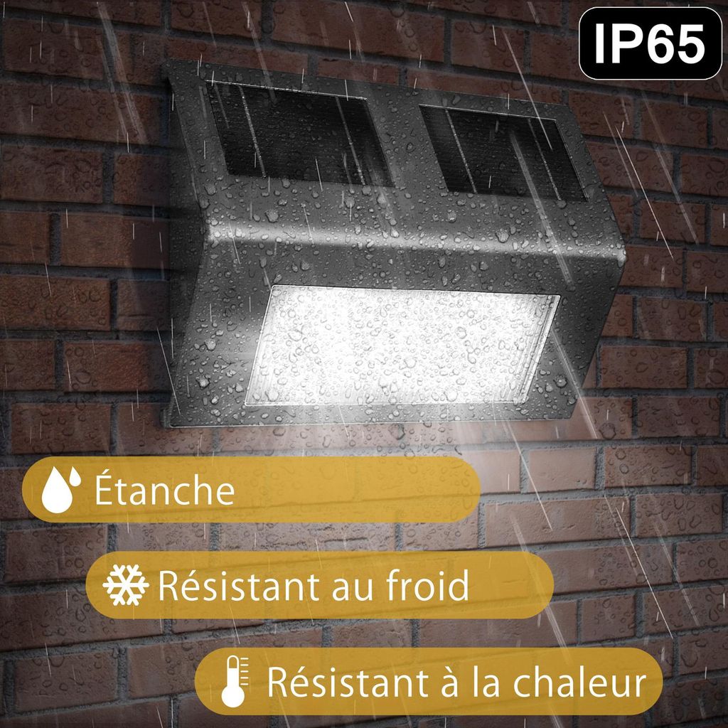 DEUBA® Applique solaire LED applique murale extérieur Image du produit 