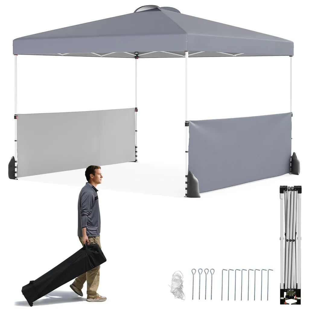 Barnum de Jardin 3x3m Pliable Idéal pour Marché et Réceptions de Groupe