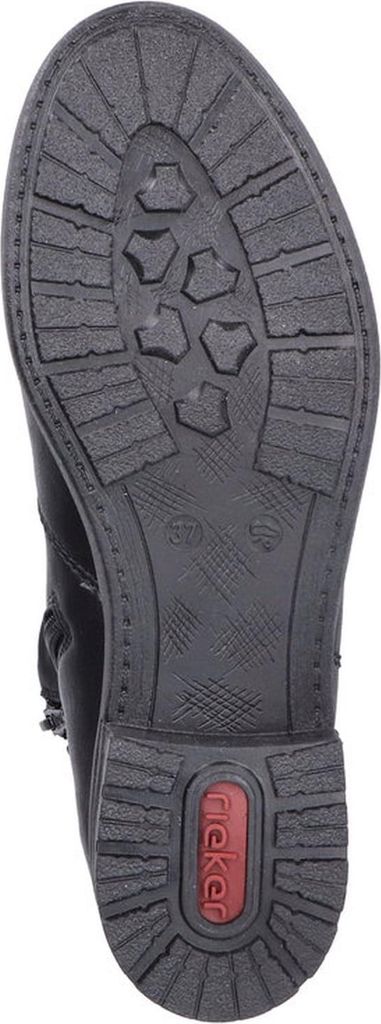 Rieker Damen Stiefelette Riemen mit Schnalle lose Einlage Soft 79462, Größe:39 EU, Farbe:Schwarz