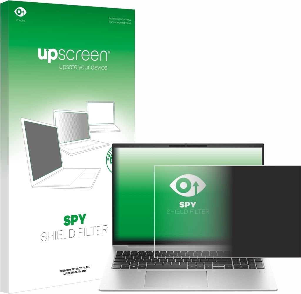 upscreen Blickschutzfilter für HP EliteBook 860 G10 Anti-Spy Privacy Filter Sichtschutz Blaulicht-Schutz