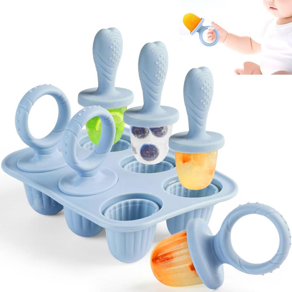 Silikon Eisformen für Kinder – 6×17 ml Mini Eis am Stiel Produktbild 