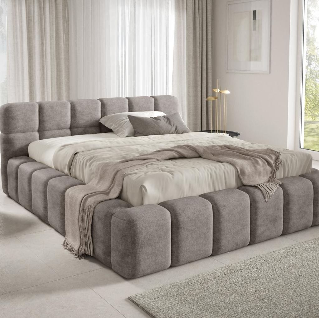 Łóżko tapicerowane NUBO Premium 180x200 cm z pojemnikiem na Zdjęcie produktu 