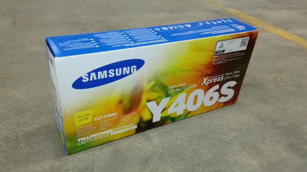 Samsung CLT-Y406S tonercartridge, geel Productafbeelding 