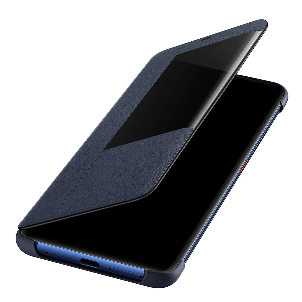 Housse folio bleu Huawei coque intégrale pour mobile 6.39"