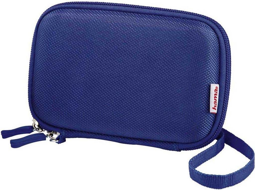 Hama 00095547, Schutzhülle, EVA (Äthylen-Vinylazetat), Blau, 2.5", Jede Marke, Kratzresistent, Wasserfest