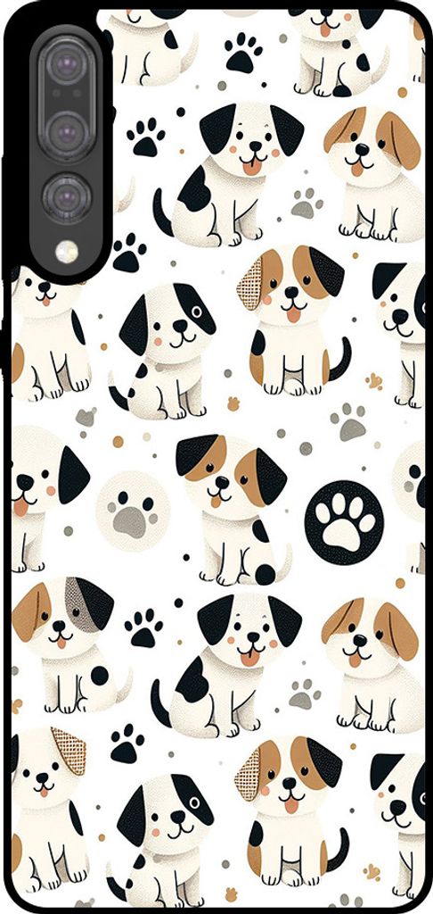 Smartphonica Telefon Fall geeignet für Huawei P20 Plus mit Hund drucken - TPU Backcover Fall Hund Design