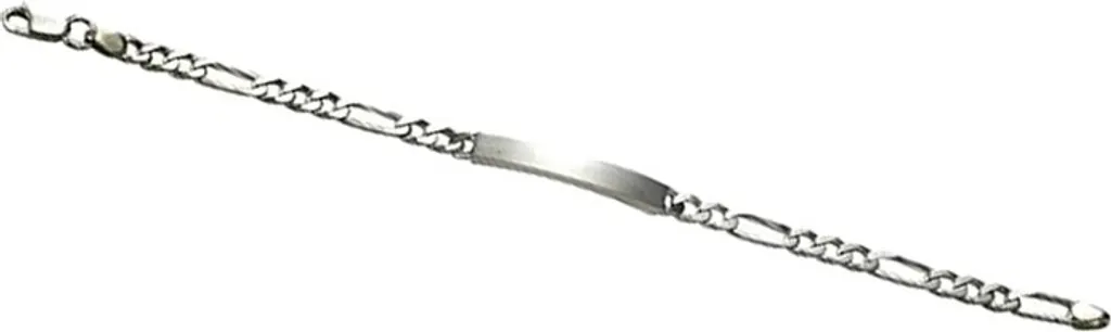 Bracelet identité femme argent 925 pour cadeau anniversaire 21cm