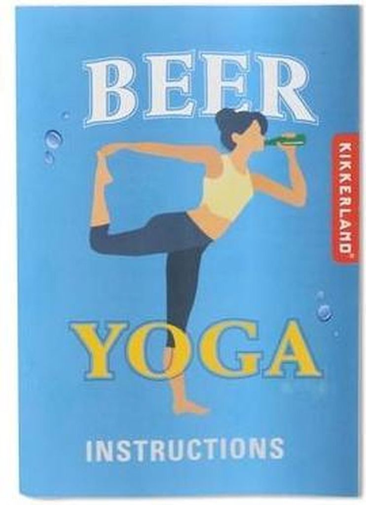 Partyspiel Bier-Yoga mit echten Yogaübungen und Bier, in Produktbild 
