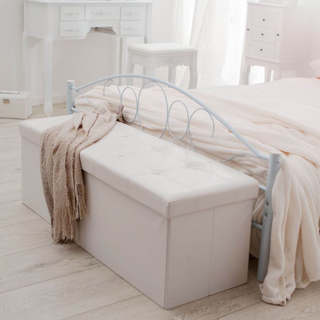 Sitzhocker mit Stauraum 110 x 38 x 38 cm Produktbild 3