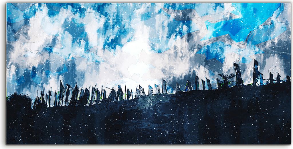 Coloray Spritzschutz aus Glas 120x60 Wandkunst Küchenrückwand Foto Kunstdruck groß Malerei Abstrakte