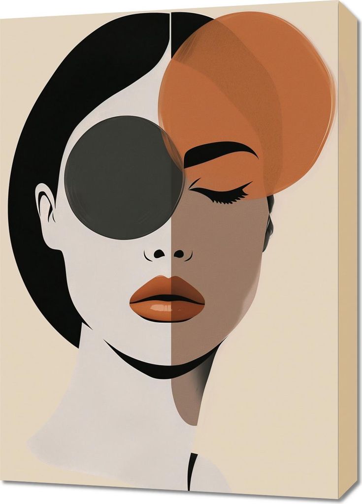 Bild 50x70cm Zwei Seiten der Schönheit