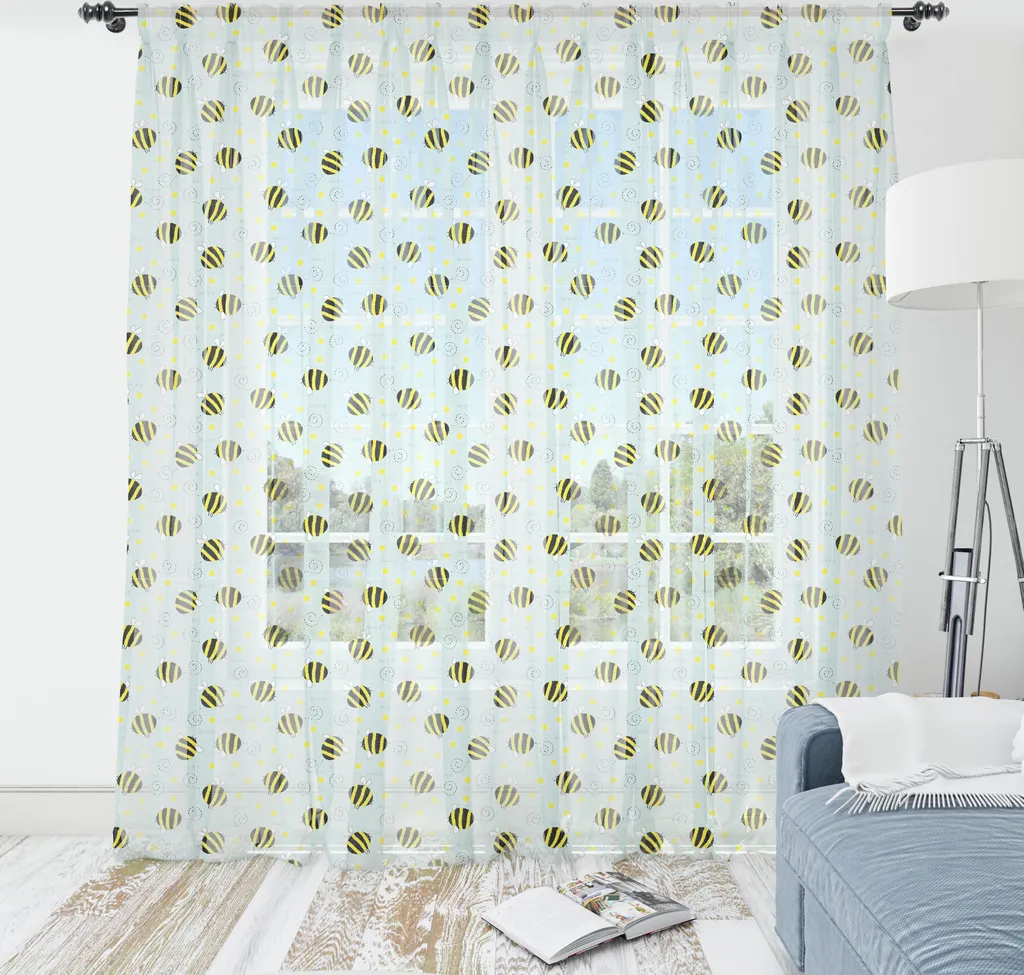 Arazzo Parete api e fiori 274x274 ABAKUHAUS - Arredo Casa Lavabile