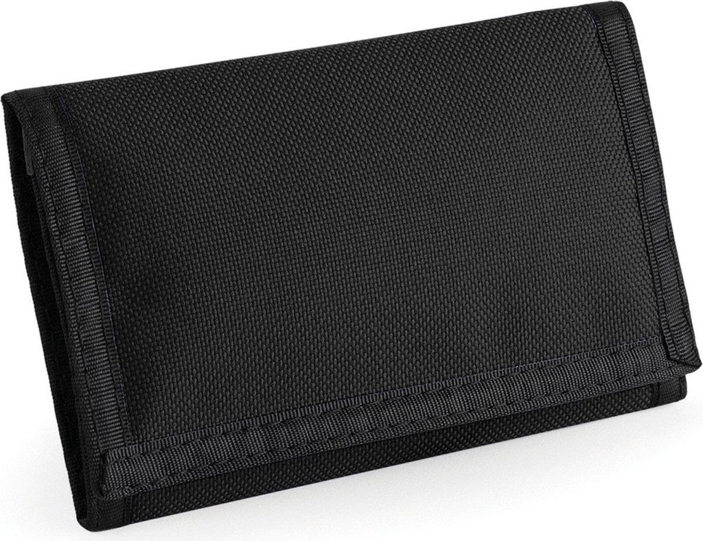 Compacte, zwarte portemonnee/etui – 13 x 8 cm – praktisch Productafbeelding 