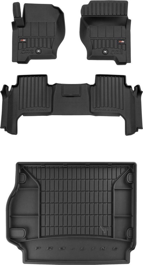 FROGUM Gummimatten Auto Fußmatten + Kofferraummatte für Range Rover Sport I 05-13