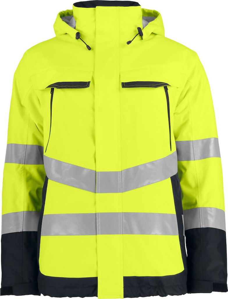 Projob 6441 GEFÜTTERTE JACKE EN ISO 20471 KLASSE 3 Produktbild 