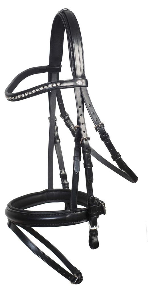 Schockemöhle Sports Trense Berlin Trensenzaum Black / Silver WB