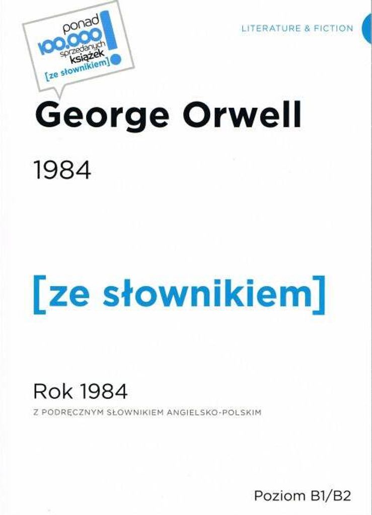 1984 / Rok 1984 - George Orwell (Fremdsprachen: Englisch auf Englisch)