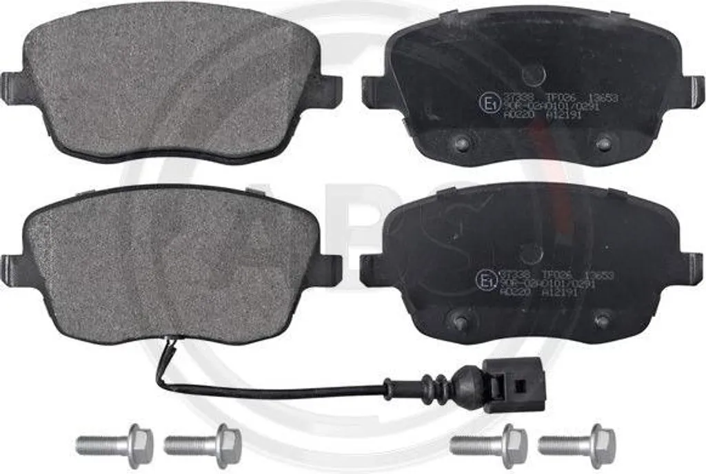 Plaquettes de frein anti-bruit pour Polo et Ibiza, Standard OE 37338