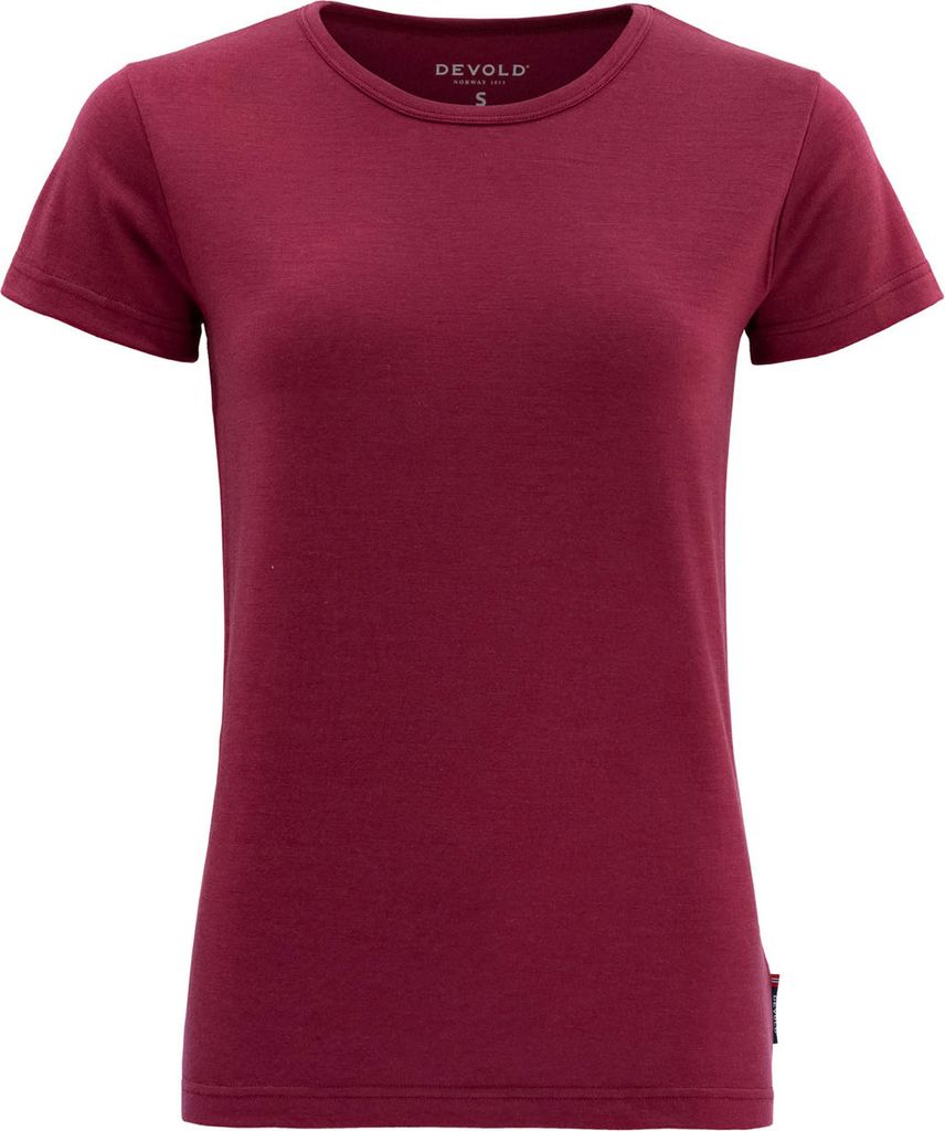 Devold JAKTA MERINO 200 T-SHIRT WMN BEETROOT XL
