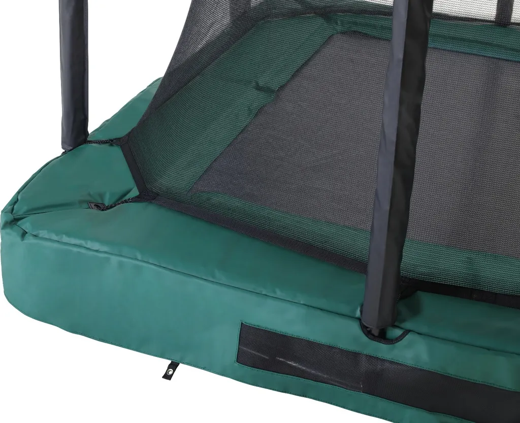 Fini l'encombrement avec le Trampoline Salta Premium Ground Enterré Vert - 3