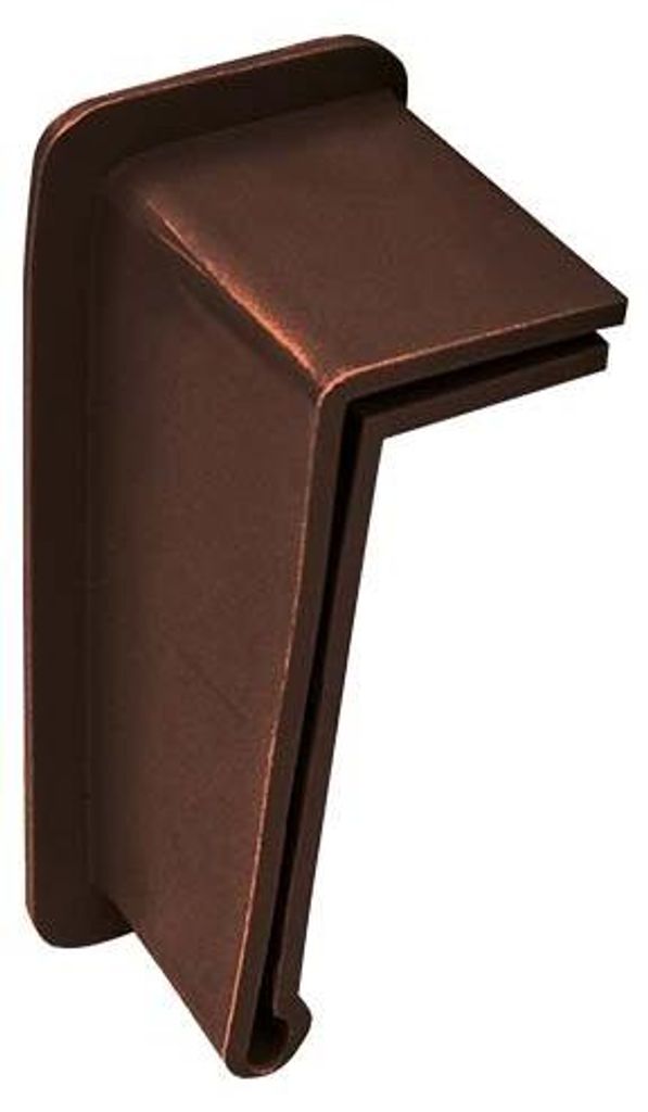 Renoplast Aluminium Traufprofil K301 Keramikboden, Wandabweiser, Braun