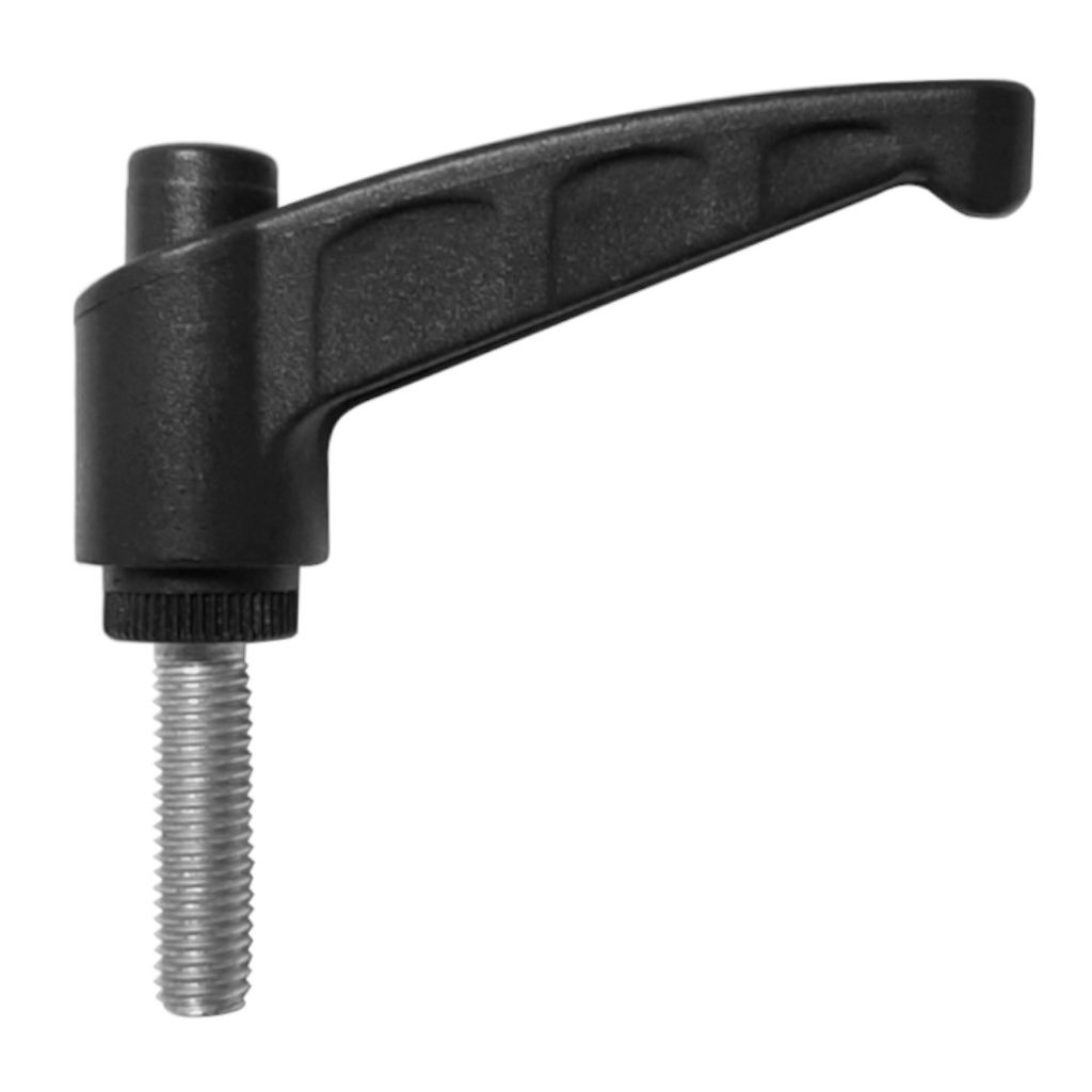 Klemmhebel spanngriff klemmgriff verschlusshebel mit gewindebolzen M8 x 30 mm schwarz