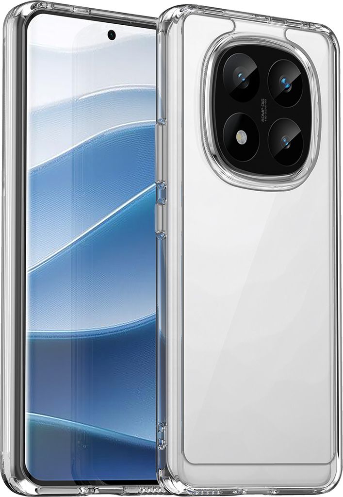 Schutzhülle für Xiaomi Redmi Note 14 Pro+ 5G Klar Rückseite Stoßfeste TPU Silikon Bumper Hülle Transparent